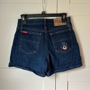 Mudd Vintage Women's Blue Denim Shorts
